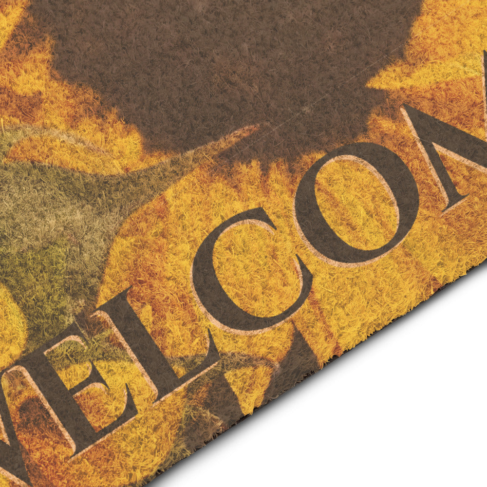 Sunflower Coir Welcome Doormat 24" x 16"